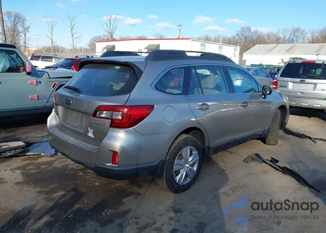 2016 Subaru Outback 2.5I z USA, uszkodzony, nr VIN 4S4BSBAC8G3334756